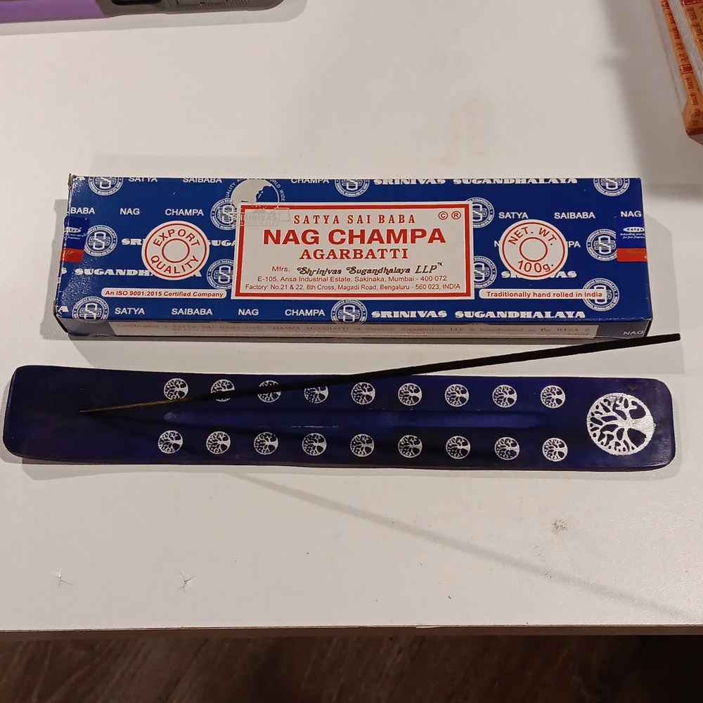 Nag Champa & tree of life ash catcher
